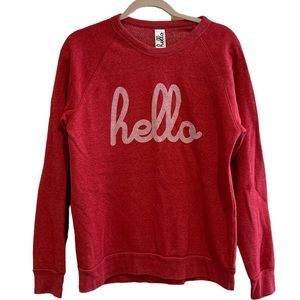Hello Sweatshirt Medium